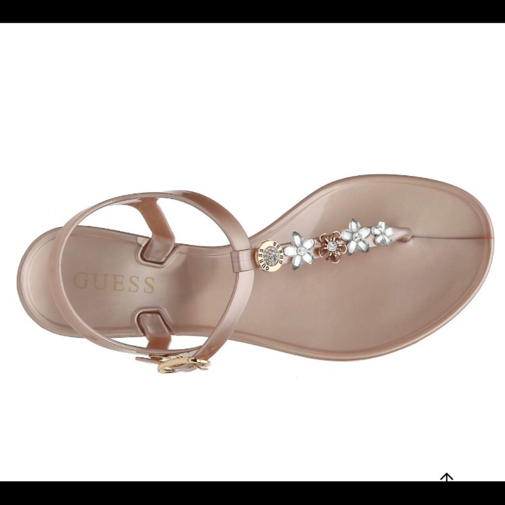 GUESS JELLY FLAT SANDALS